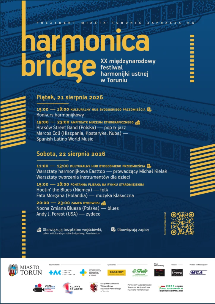 Harmonica Bridge w Toruniu: 18–19 sierpnia w klubie TUTU