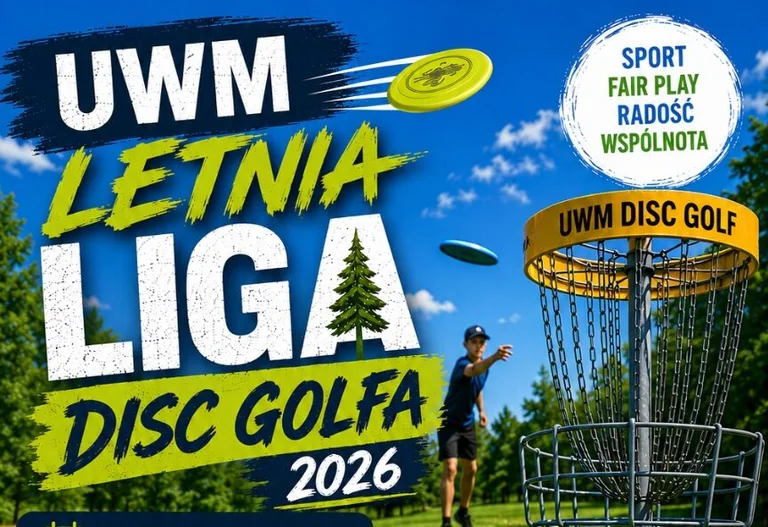 UWM Letnia Liga Disc Golfa w Olsztynie. Za darmo we wrześniu